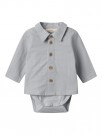 Ruba boxy body shirt, harbor mist, Lil Atelier thumbnail
