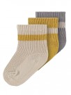 Elove 3-pack socks baby, quiet shade, Lil Atelier thumbnail