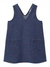 Liva denim spencer dress, dark blue denim, Lil Atelier thumbnail