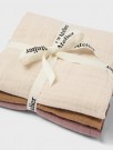 Hojo 3-pack musselinkluter, bark, Lil Atelier thumbnail