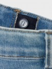 Salli slim bootcut jeans, medium blue, Lil Atelier thumbnail