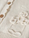 Dola knit cardigan baby, coconut milk, Lil Atelier  thumbnail