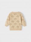 Lamao knit cardigan baby, pebble melange, Lil Atelier thumbnail