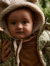 Gudruna loose jacket baby, oil green aop, Lil Atelier thumbnail