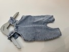 Darlee loose denim overall, medium blue/embr, Lil Atelier thumbnail