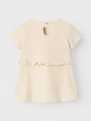 Jolene loose sweat dress, bleached sand, Lil Atelier thumbnail