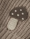 Emlen knit cardigan baby, Oxford tan, Lil Atelier thumbnail