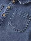Obello loose shirt, dark denim blue, Lil Atelier thumbnail