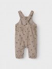 Nola floral overall, gray morn, Lil Atelier thumbnail