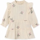 Dobby rose emb dress, sandshell, Fliink thumbnail