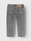 Ryan reg unisex jeans, light grey denim, Lil Atelier  thumbnail