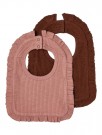 Raja 2-pack bib, burlwood, Lil Atelier thumbnail