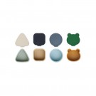 Toto snack box 4-pack, blue multi mix, Liewood thumbnail