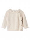 Gable wrap knit, pastel parchment, Lil Atelier thumbnail