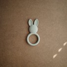 Bunny teether silicone, sage, Mushie thumbnail
