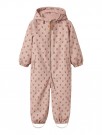 Lasnow10 snowsuit, misty rose/cherry, Lil Atelier thumbnail