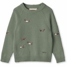 Mahdi dog pullover, hedge green, Fliink thumbnail