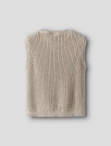 Rokko knit vest, Oxford tan melange, Lil Atelier thumbnail