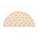 Silicone mat, black daisy, Mushie thumbnail