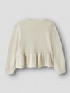 Ramla short knit cardigan, turtledove, Lil Atelier thumbnail