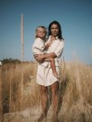 Helen high waist oversized shorts mama, pebble, Lil Atelier thumbnail