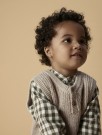 Rokko knit vest, Oxford tan melange, Lil Atelier thumbnail