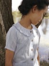 Hazelle loose shirt, zen blue, Lil Atelier thumbnail