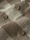 Robo loose knit cardigan baby, sepia tint, Lil Atelier thumbnail