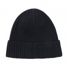 Hat knit wool, dark navy, Huttelihut thumbnail
