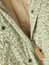 Gudruna long jacket, oil green aop, Lil Atelier thumbnail