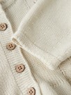Ramla short knit cardigan, turtledove, Lil Atelier thumbnail