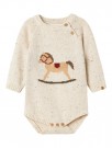 Galto ria knit body, turtledove/rocking horse, Lil Atelier thumbnail