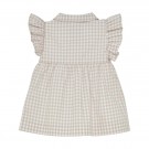 Dress woven check baby, white pepper, Huttelihut thumbnail