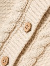 Tila knit cardigan baby, fog, Lil Atelier thumbnail