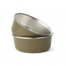 Edgar bowl 2-pack stainless steel, khaki, Liewood thumbnail
