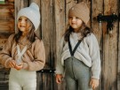 Wooly footless wool tights, granit gray, Silly Silas  thumbnail