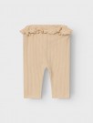 Rita slim leggings baby, wood ash, Lil Atelier thumbnail