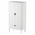 Sebra klesskap, 2-dører, classic white thumbnail