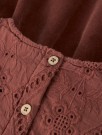 Onellas cord dress, mahogany, Lil Atelier thumbnail