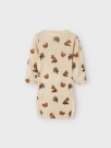 Nimo slim body wool/modal, sandshell/animals, Lil Atelier thumbnail