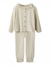Gago rua loose night set, turtledove/floral, Lil Atelier  thumbnail