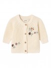 Emlen embr knit cardigan baby, birch, Lil Atelier thumbnail