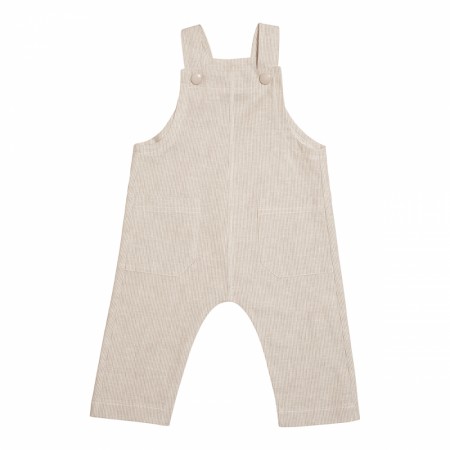 Aki overall striped, camel, Huttelihut