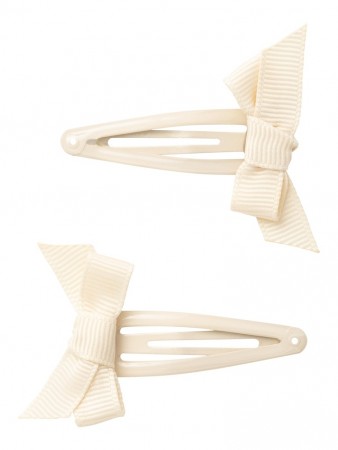 Rinja 2-pack hairclips, bleached sand, Lil Atelier