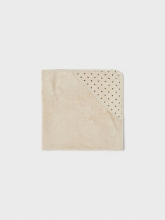 Lodo terry baby towel, peyote blueberry, Lil Atelier