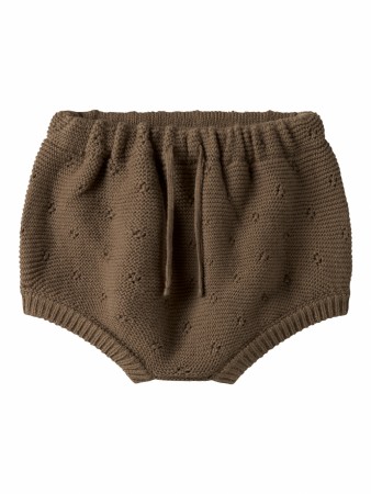 Laguna knit bloomers, shitake, Lil Atelier