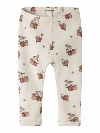 Gayo slim leggings baby, turtledove/apple, Lil Atelier