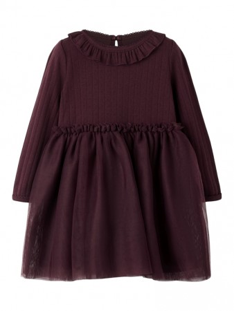 Solange tulle dress, catawba grape, Lil Atelier