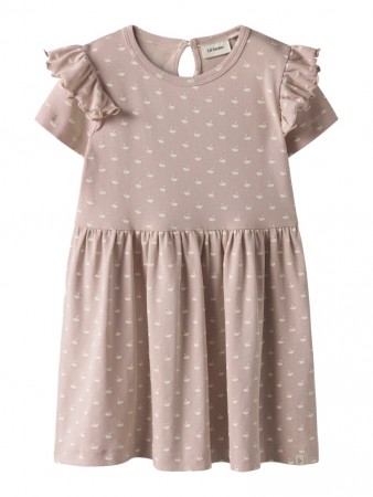 Gayo dress, peach whip/swan, Lil Atelier 
