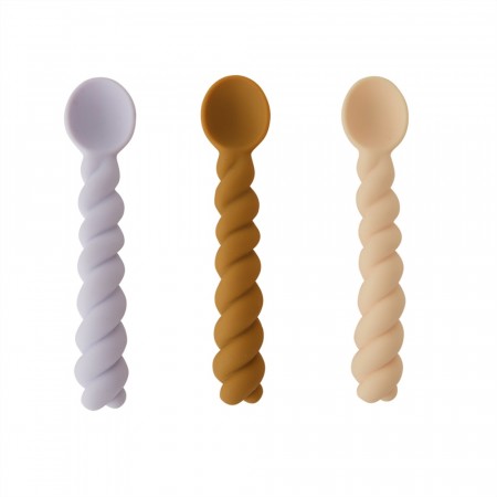 Mellow spoon 3-pack, lavendel, Oyoy